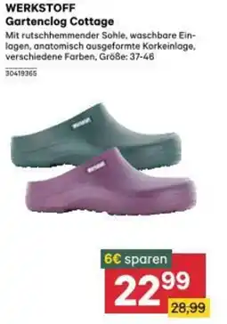 BayWa Werkstoff gartenclog cottage Angebot
