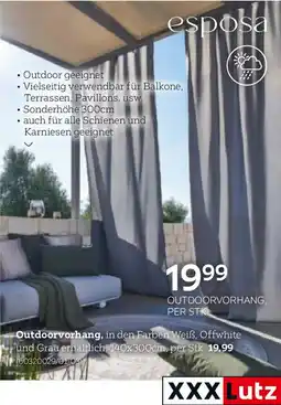 XXXLutz Outdoorvorhang Angebot