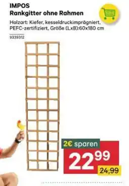 BayWa Impos rankgitter ohne rahmen Angebot