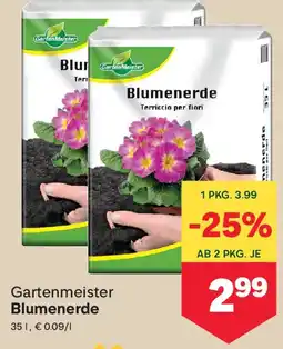 MPreis Gartenmeister blumenerde Angebot