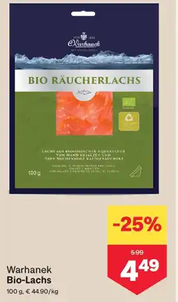 MPreis Warhanek BioWarhanek Bio-Lachs Lachs Angebot