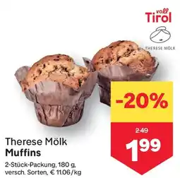 MPreis Therese Mölk Muffins Angebot