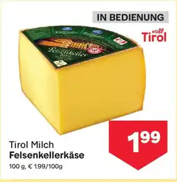 MPreis Tirol milch felsenkellerkäse Angebot
