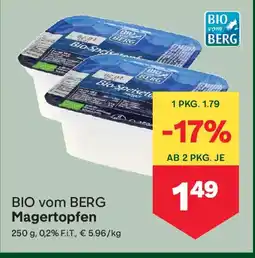 MPreis Bio vom berg magertopfen Angebot