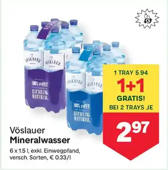 MPreis Vöslauer Mineralwasser Angebot