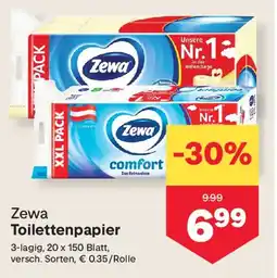 MPreis Zewa toilettenpapier Angebot