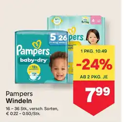 MPreis Pampers windeln Angebot