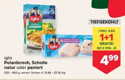MPreis Iglo polardorsch, scholle natur oder paniert Angebot