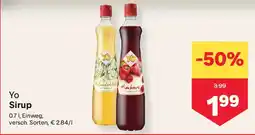 MPreis Yo Sirup Angebot