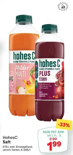 MPreis Hohesc saft Angebot