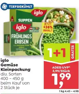 ADEG Iglo gemüse kleinpackung Angebot