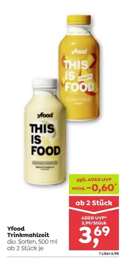 ADEG Yfood trinkmahlzeit Angebot