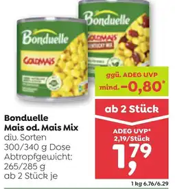 ADEG Bonduelle mais od. mais mix Angebot