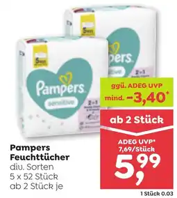 ADEG Pampers Feuchttücher Angebot