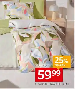 XXXLutz Satin-bettwäsche blume Angebot