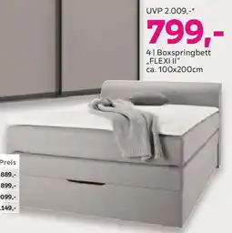 Mömax Boxspringbett flexi ii Angebot