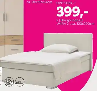 Mömax Boxspringbett mira 2 Angebot