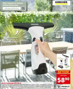 Interspar Kärcher Fenstersauger WV2 Plus N Angebot
