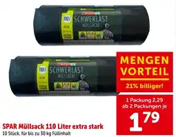 Interspar SPAR Müllsack extra stark Angebot