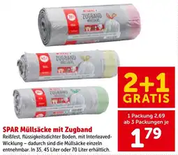 Interspar SPAR Müllsäcke mit Zugband Angebot