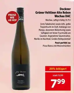 Interspar Dockner Grüner Veltliner Alte Reben Wachau DAC Angebot