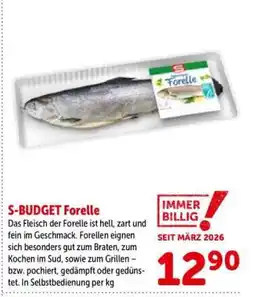 Interspar S-BUDGET Forelle Angebot