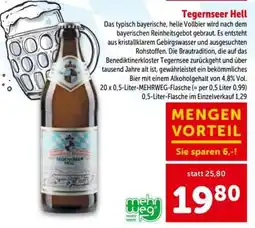 Interspar Tegernseer Hell Angebot