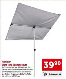 Interspar Flexibler Sicht- und Sonnenschutz Angebot