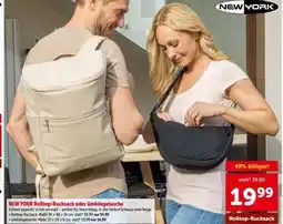 Interspar NEW YORK Rolltop-Rucksack Angebot