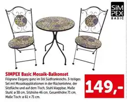 Interspar SIMPEX Basic Mosaik-Balkonset Angebot