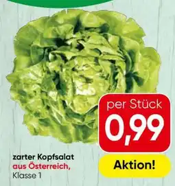 Spar zarter Kopfsalat Angebot