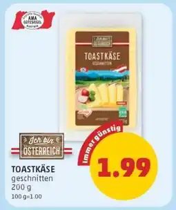 PENNY TOASTKÄSE Angebot