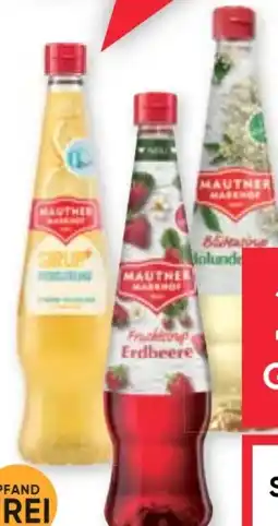 Maximarkt Mautner Markhof Sirup Angebot