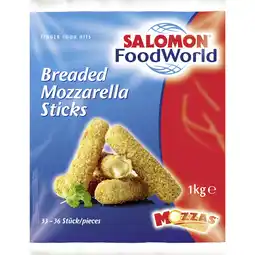 Metro Breaded Mozzarella Sticks, Preisangabe ohne MwSt. (Preis inkl. MwSt. 12,64 €), METRO Angebot