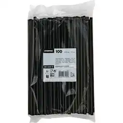 Metro Trinkhalme Mehrweg Schwarz 25 cm, Preisangabe ohne MwSt. (Preis inkl. MwSt. 2,99 €), METRO Angebot