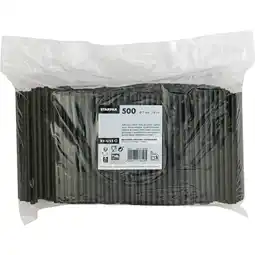 Metro Trinkhalme Mehrweg Schwarz 15 cm, Preisangabe ohne MwSt. (Preis inkl. MwSt. 9,59 €), METRO Angebot