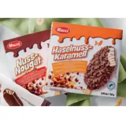 Hofer Nuss Nougat Sticks Haselnuss-Karamell oder Nuss-Nougat HOFER Angebot