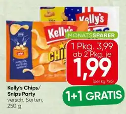Spar Kelly's Chips/Snips Party Angebot