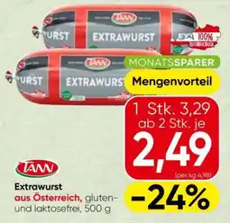 Spar EXTRAWURST Angebot