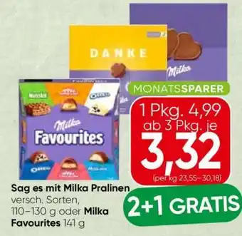 Spar Milka Favourites Angebot