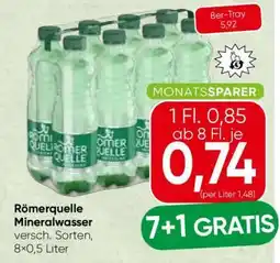 Spar Roemerquelle Mineralwasser Angebot