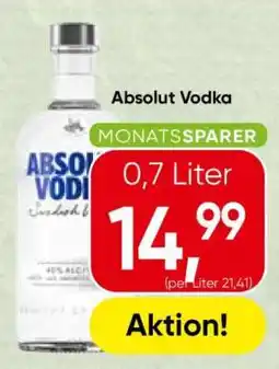 Spar Absolut Vodka Angebot
