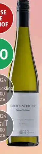 Interspar Markus Huber Bio-Grüner Veltliner Obere Steigen Traisental Angebot