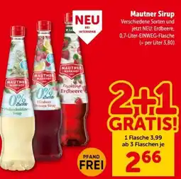 Interspar Mautner Markhof Sirup Angebot