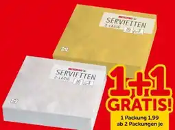 Interspar Spar Servietten Angebot