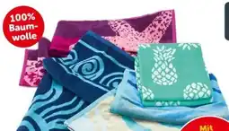 Interspar Rubin Jacquard-Strandtuch Angebot