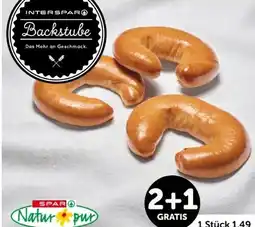 Interspar Spar Natur pur Bio-Wiener Kipferl Angebot