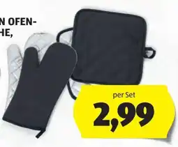 Hofer Crofton Topflappen-Ofenhandschuh-Set Angebot