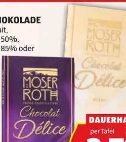 Hofer Moser Roth Délice Schokolade Angebot