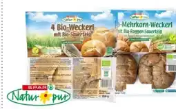Interspar Spar Natur pur 4 Bio-Weckerl mit Bio-Sauerteig Angebot